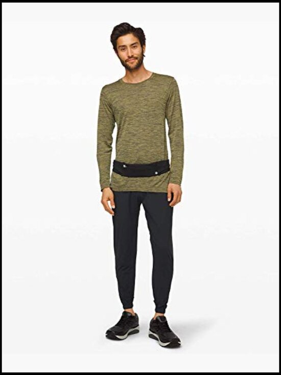 Spandex Water Repellent Run Belt with Zipper Pocket